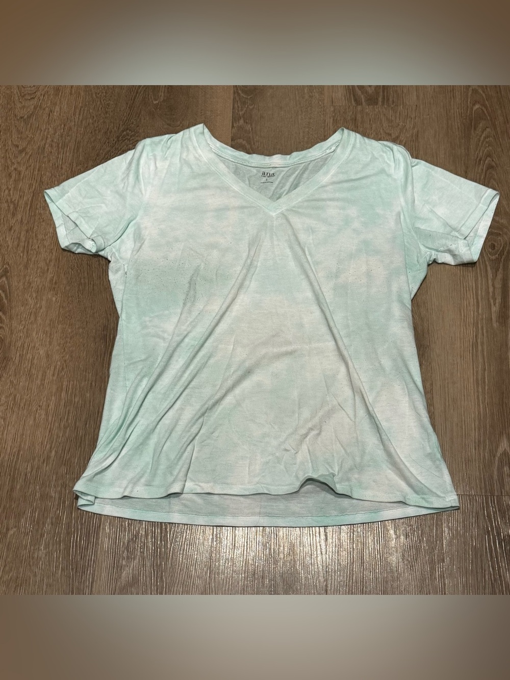 a.n.a Women's V-Neck Short Sleeve Tee - Light Mint